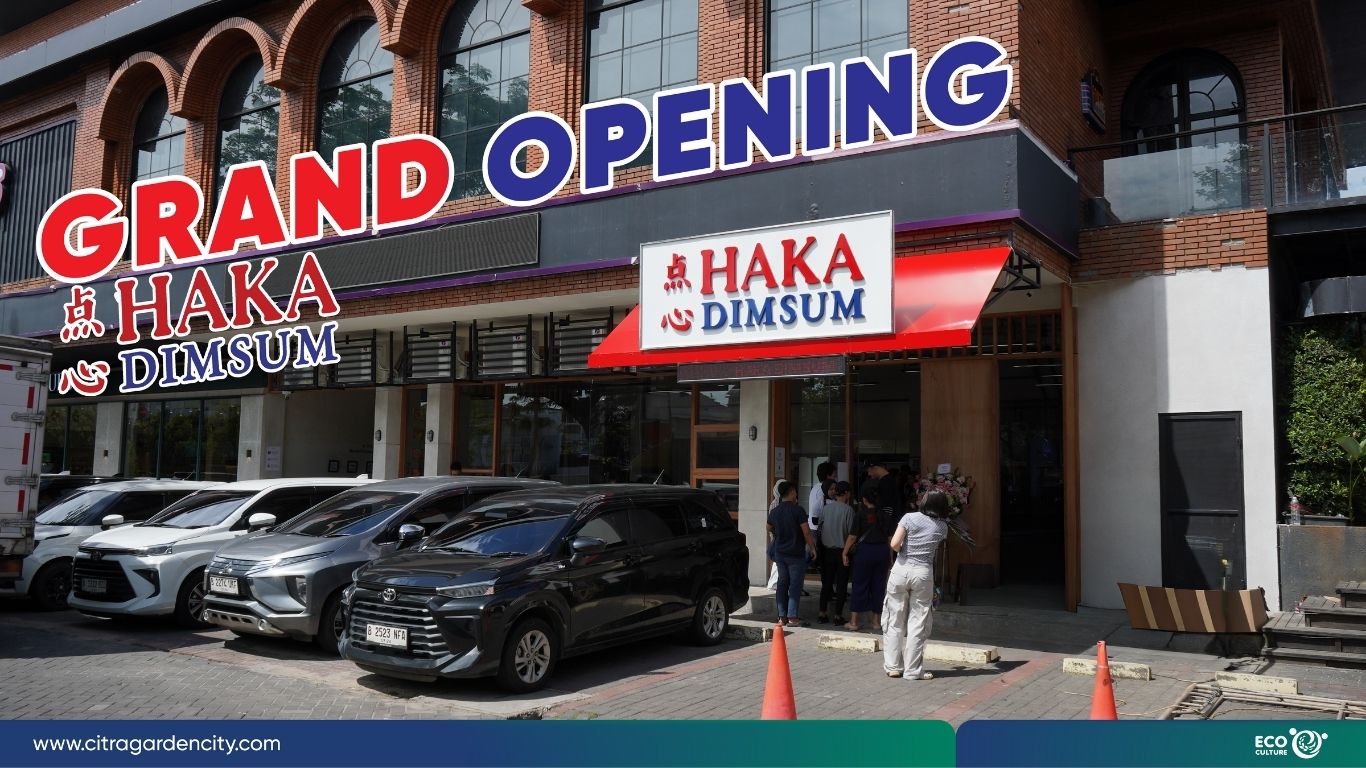 CitraGarden City kembali menambah deretan destinasi kuliner dengan kehadiran tenant terbaru yaitu Haka Dimsum