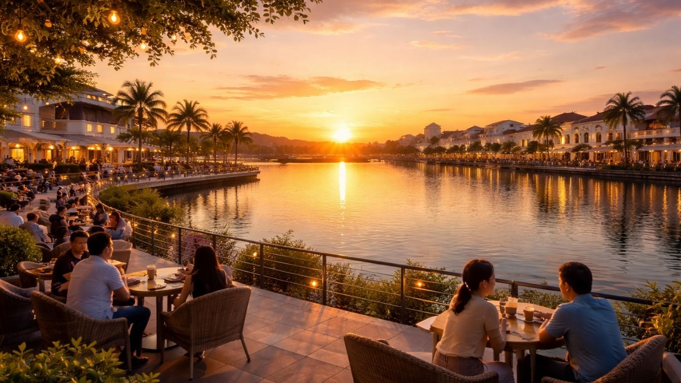 Tempat Nongkrong View Danau di Jakarta Barat