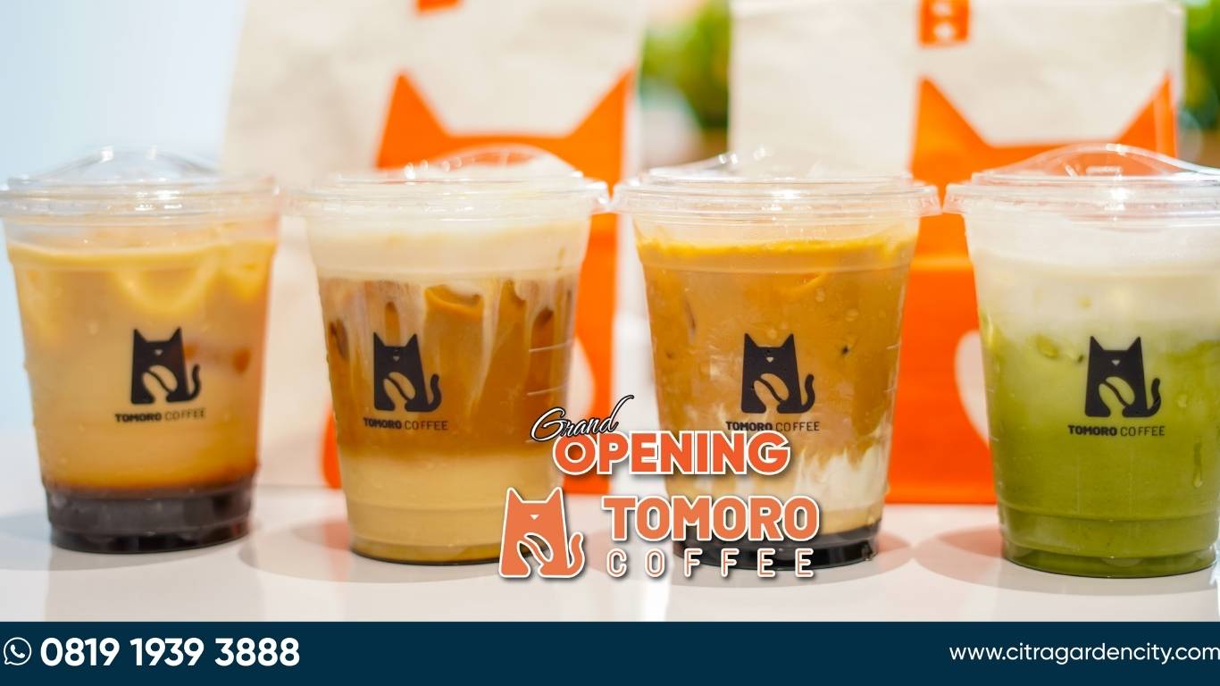 Tomoro Coffee Sunset Avenue, Tempat Ngopi Hits Terbaru di Citra 8